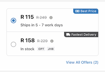 Takealot Best Price Buy Box